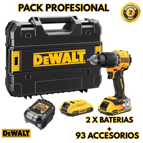 Taladro Inalámbrico 21V con 93 Herramientas-Kit completo para el Hogar- 🔧🔋